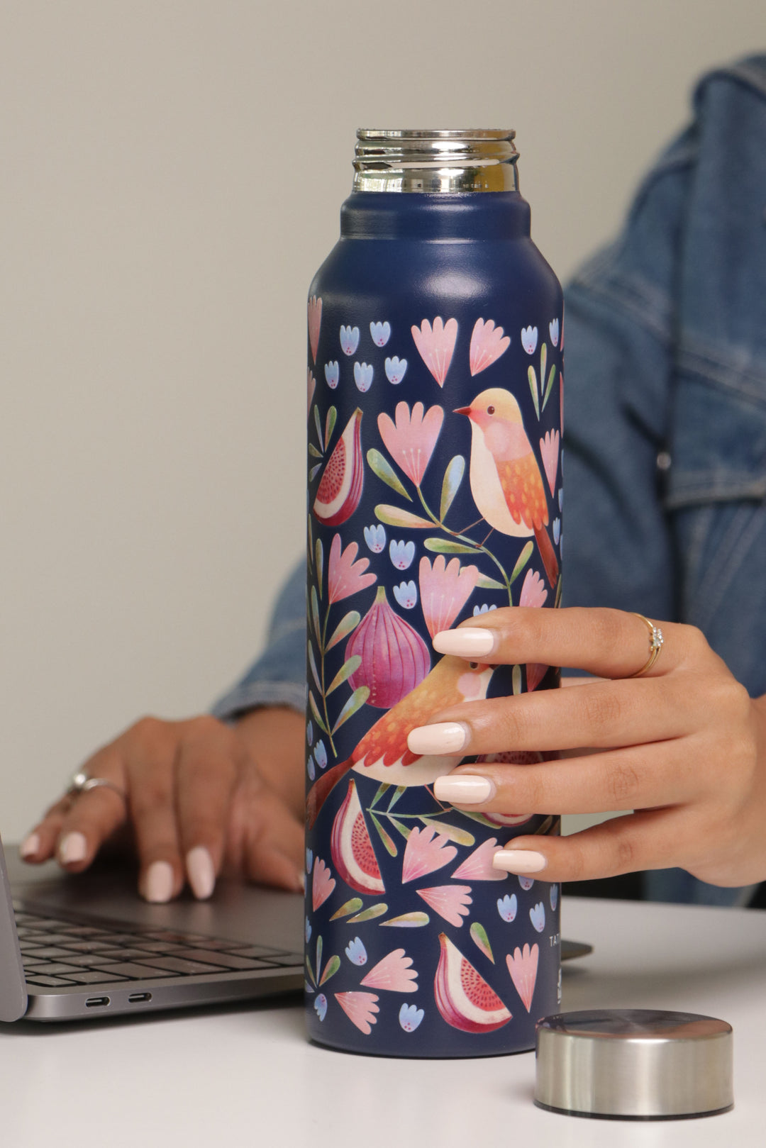 Bird Bloom Water Bottle 980ml