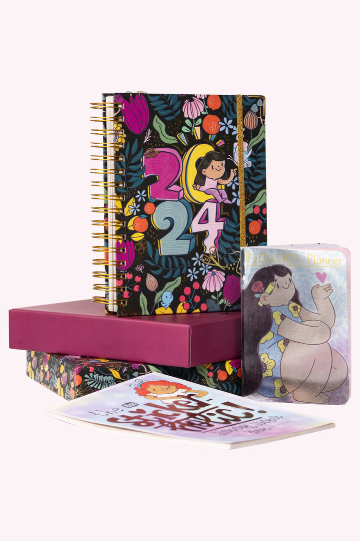 The Ultimate 2024 Wiro Planner + Pocket Planner + Stickerholic Book