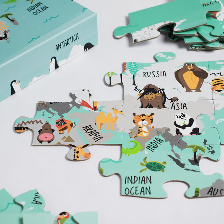 Around the World - Giant Floor Puzzle
