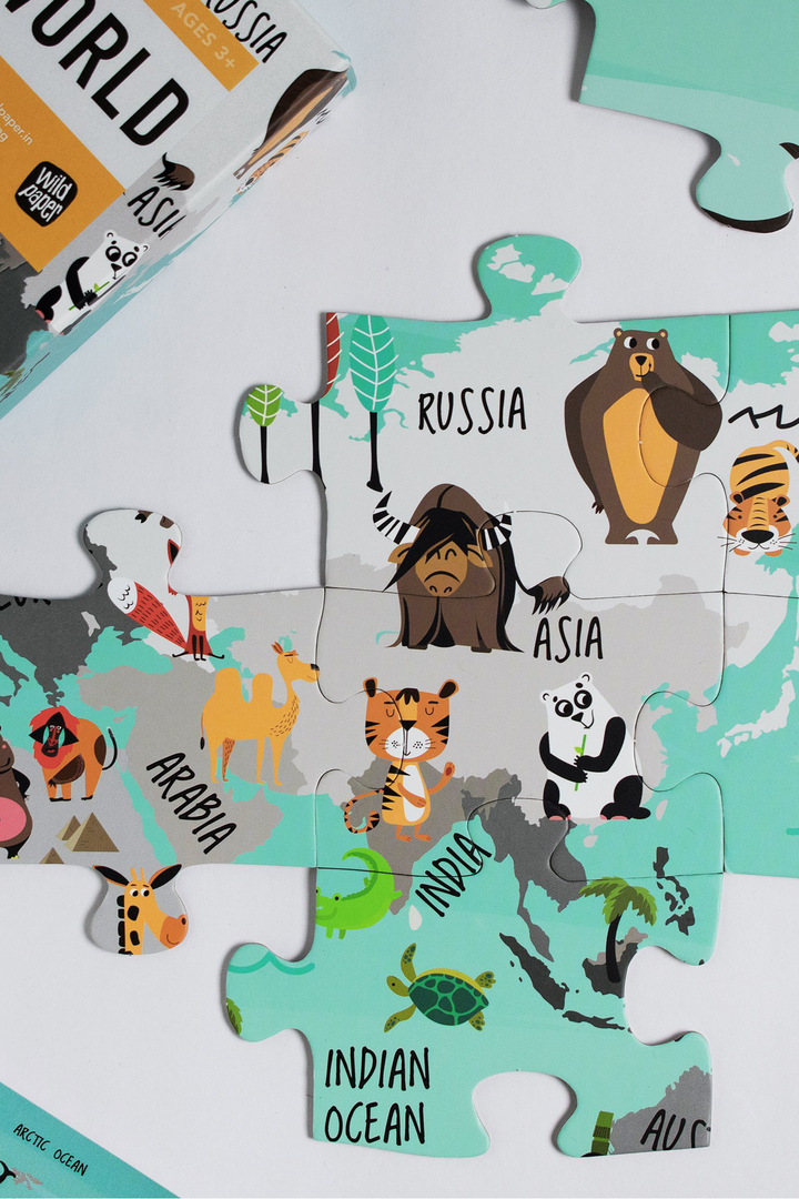 Around the World - Giant Floor Puzzle