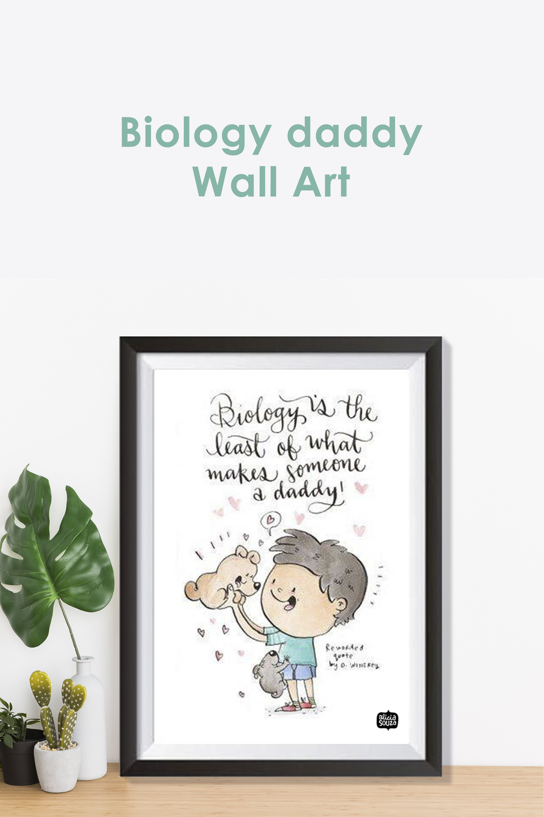 Biology Daddy Wall Art