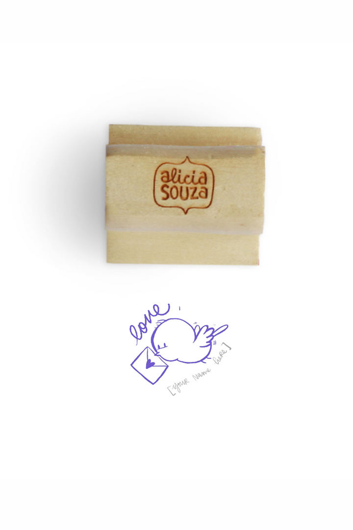 Birdie Letter Stamp