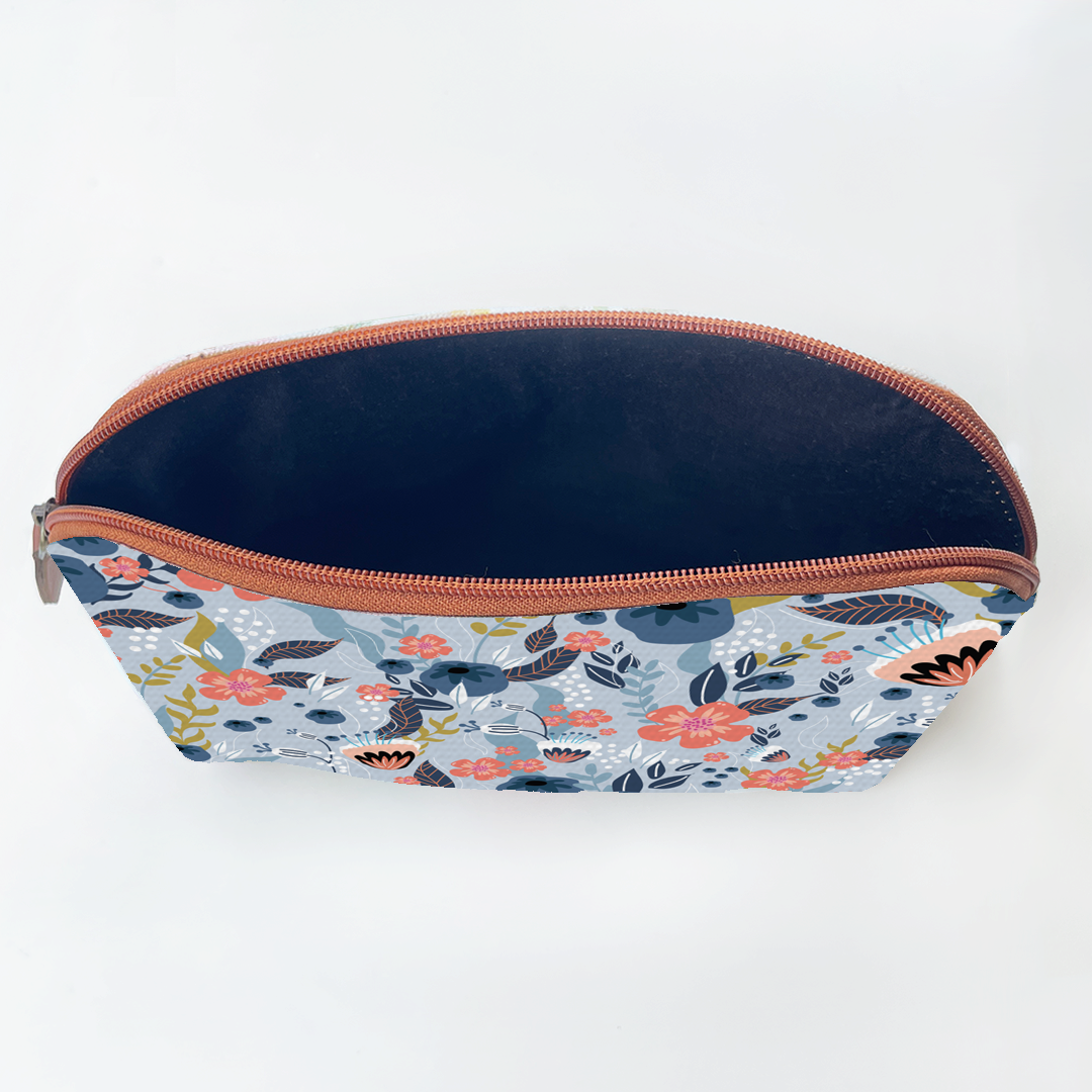 Blue Bloom Pouch