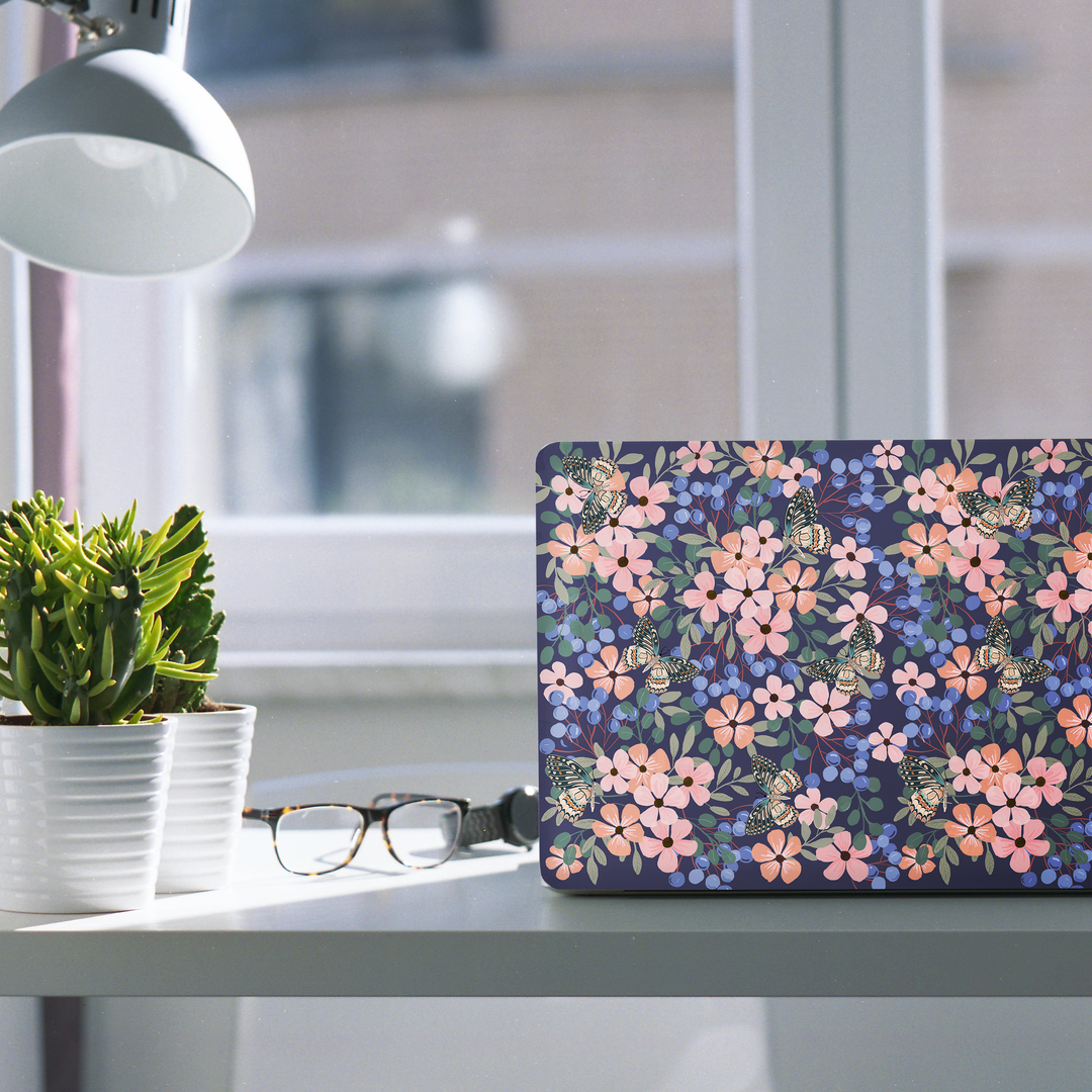 Blue Garden of Eden Laptop Skin