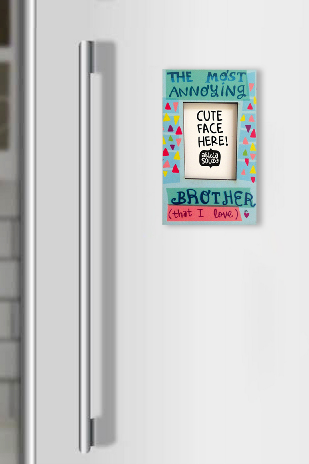 Brother Love - Refrigerator Magnetic Frame