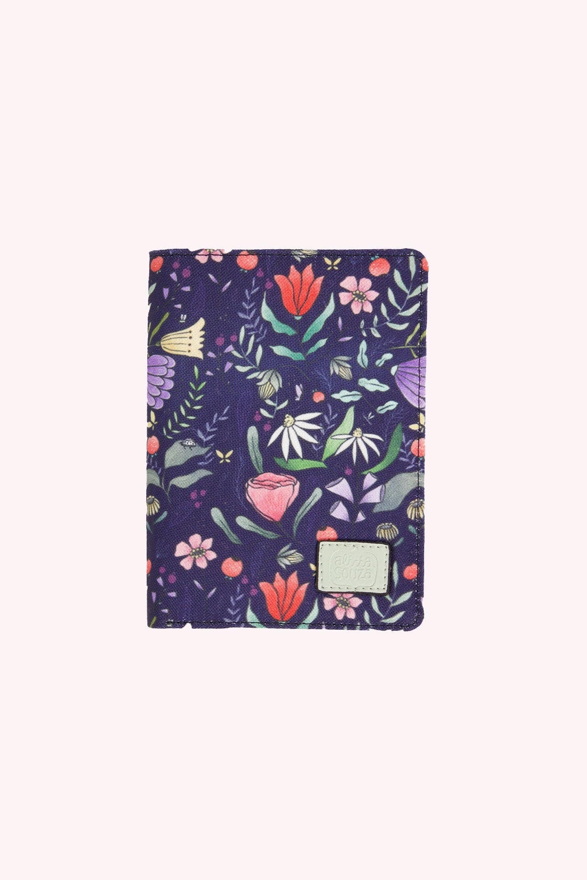 Purple Floral Card Holder