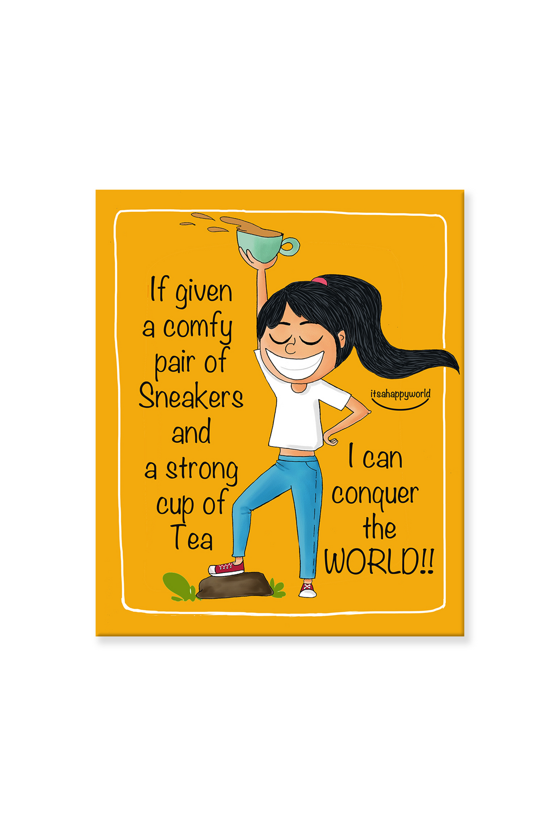 Conquer The World Magnet