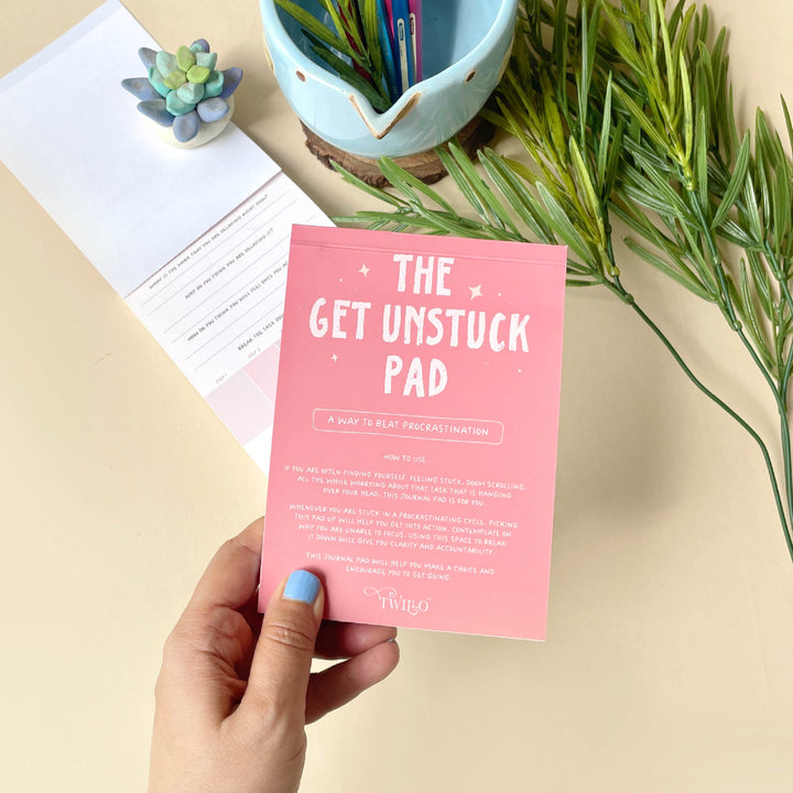 Get Unstuck - Anti Procrastination Journal Pad