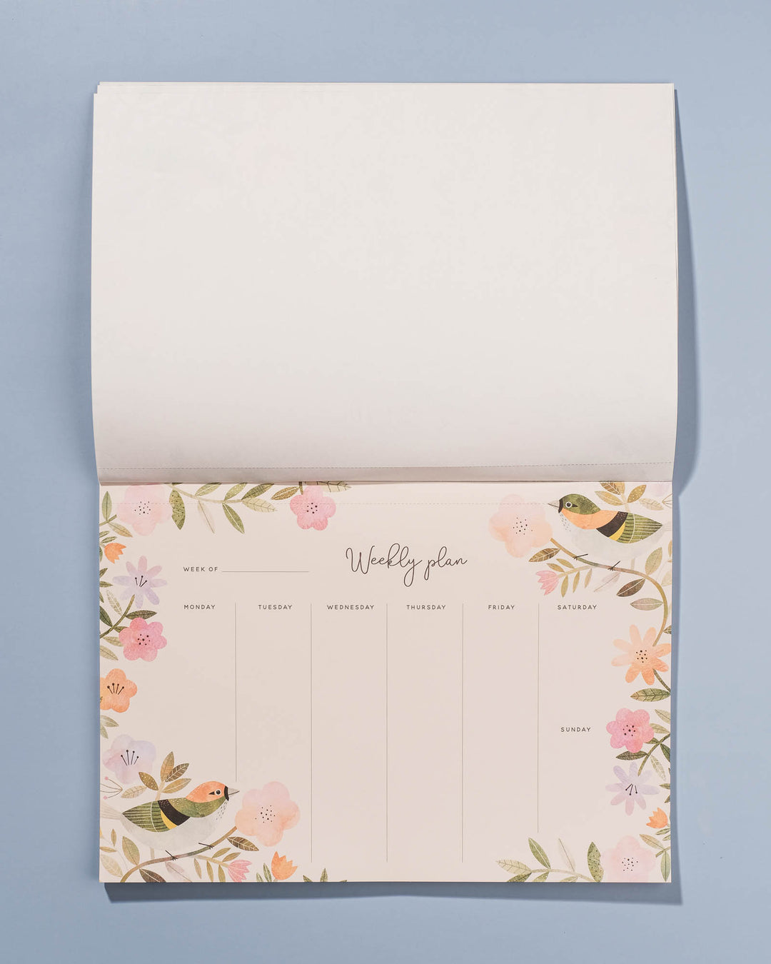 Romantic Birds Weekly Planner