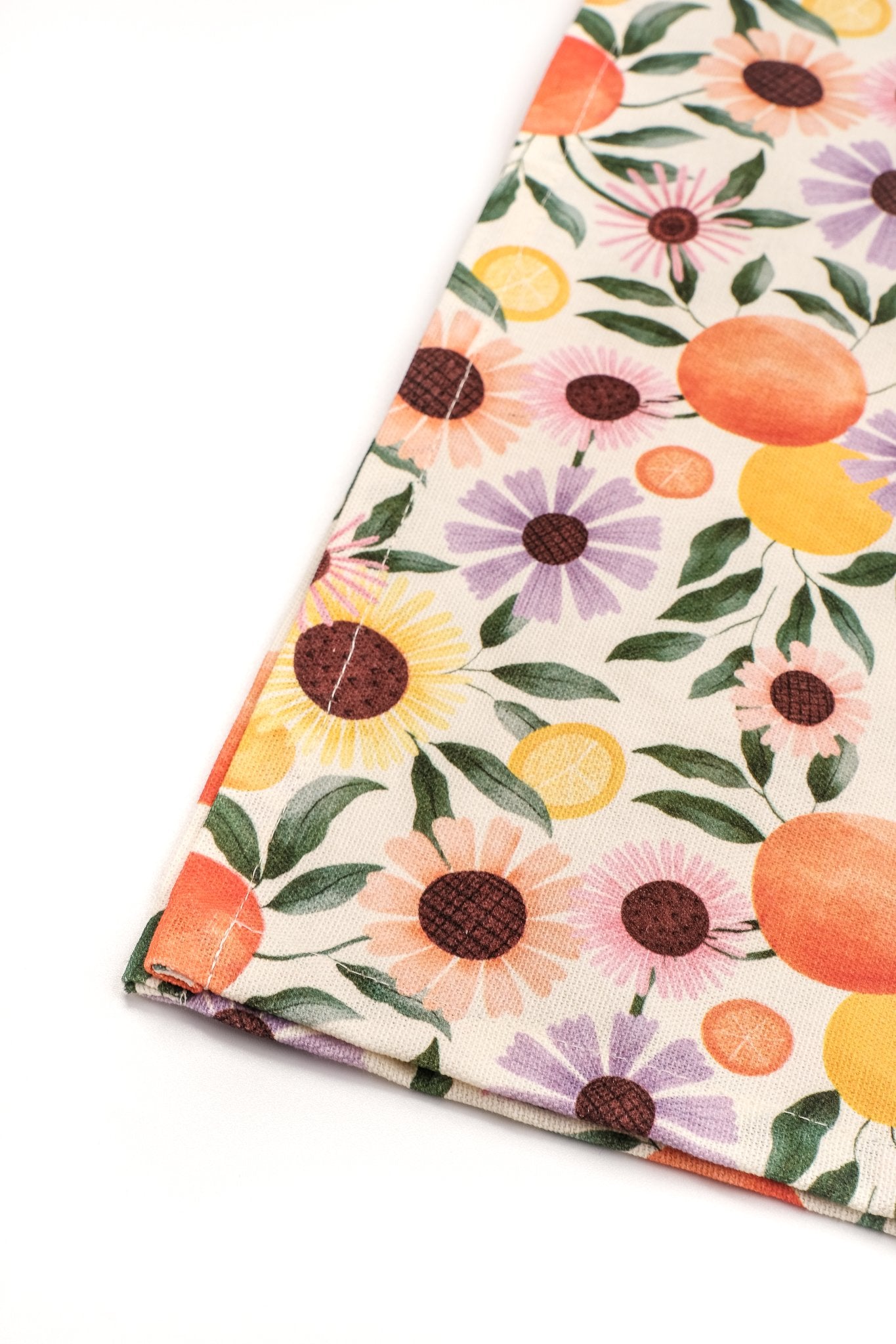 Orange Garden Kitchen Linen Set with FREE Tote Bag