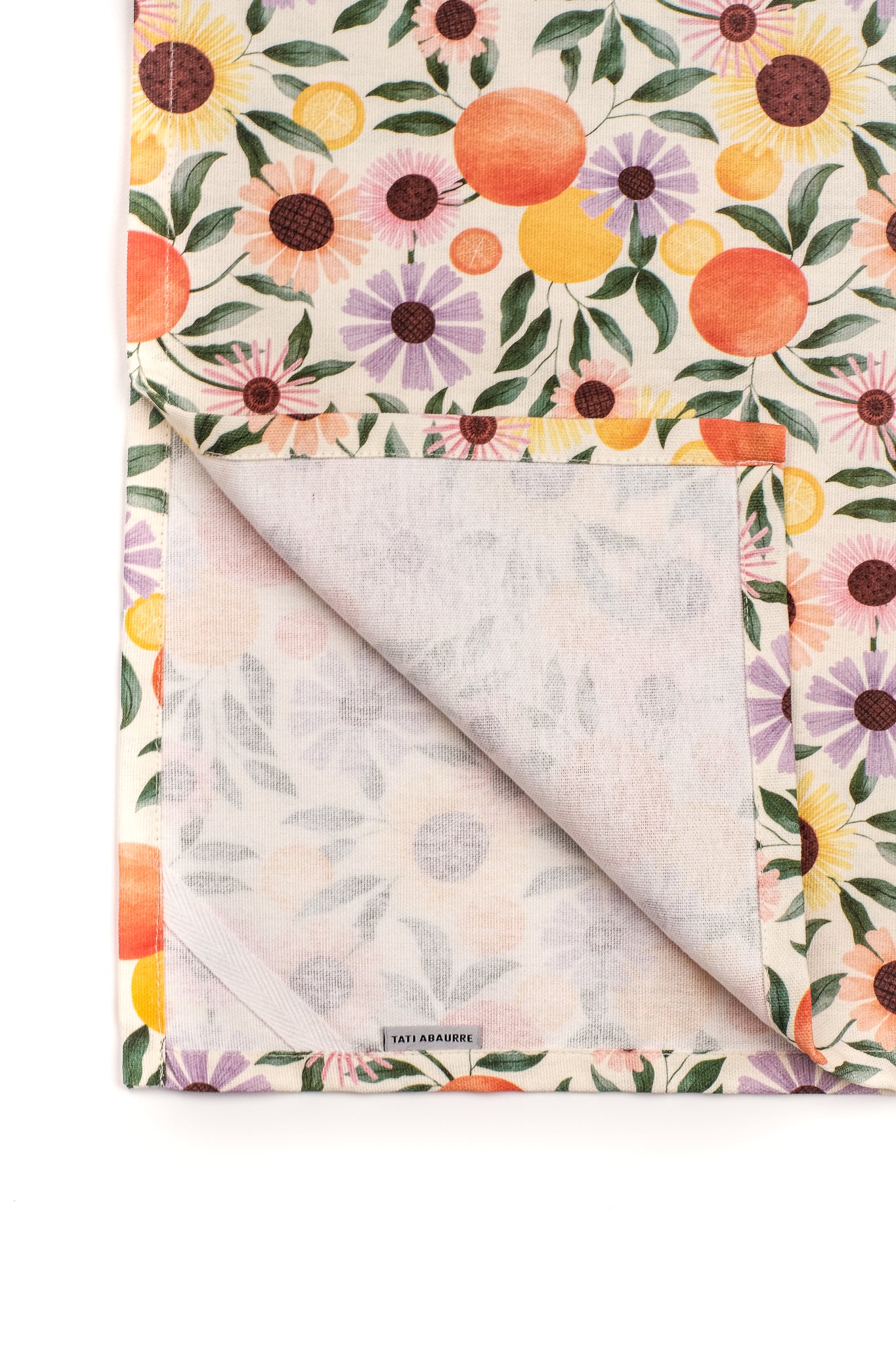 Orange Garden Pot holder & Tea Towels Set