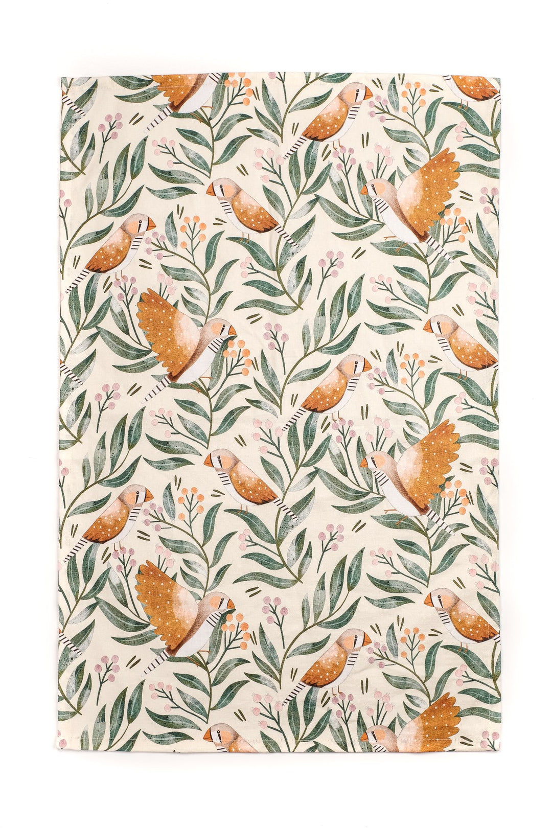 Zebra Finch Kitchen Linen Set with FREE Tote Bag