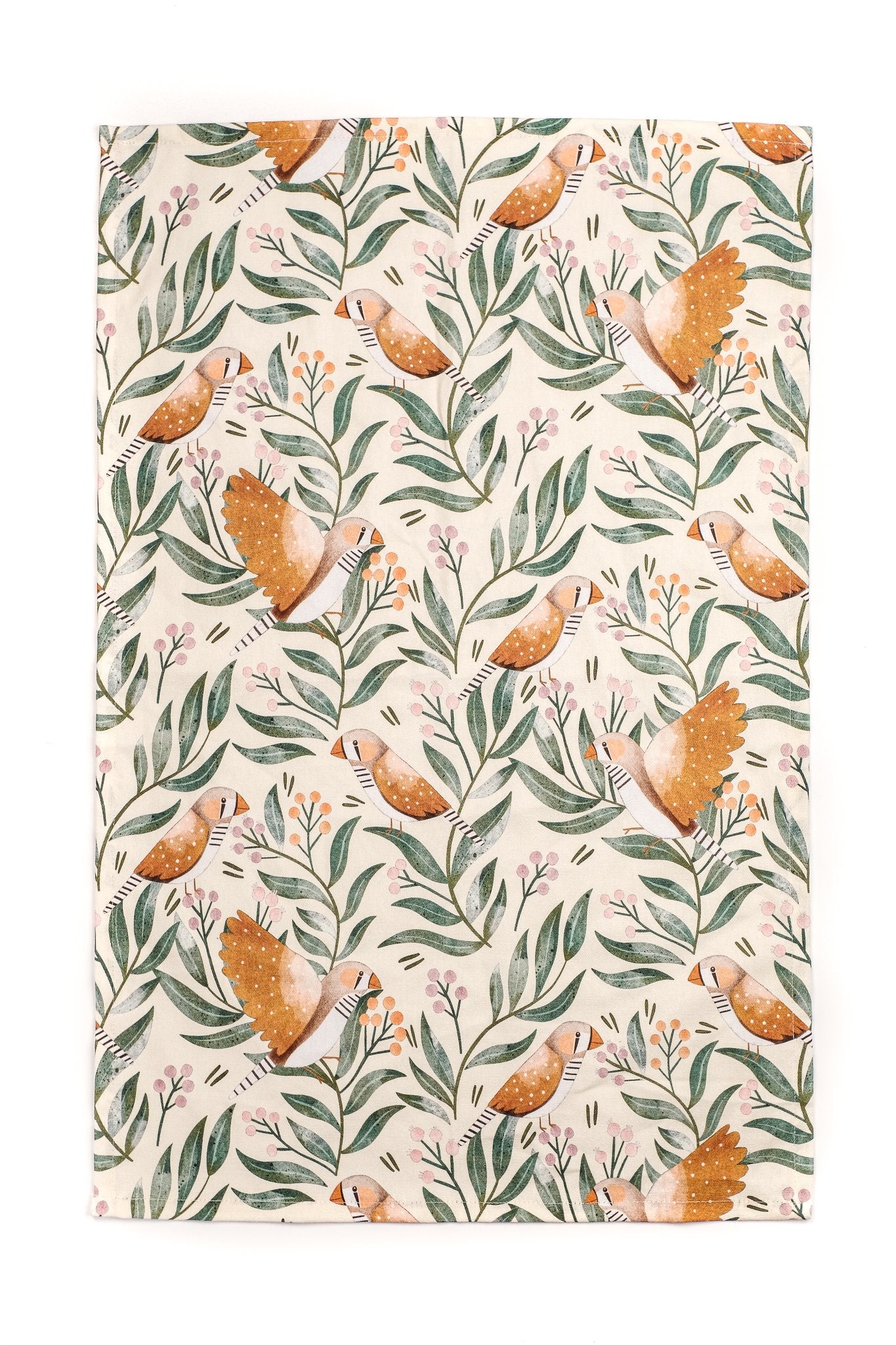 Zebra Finch Kitchen Linen Set with FREE Tote Bag