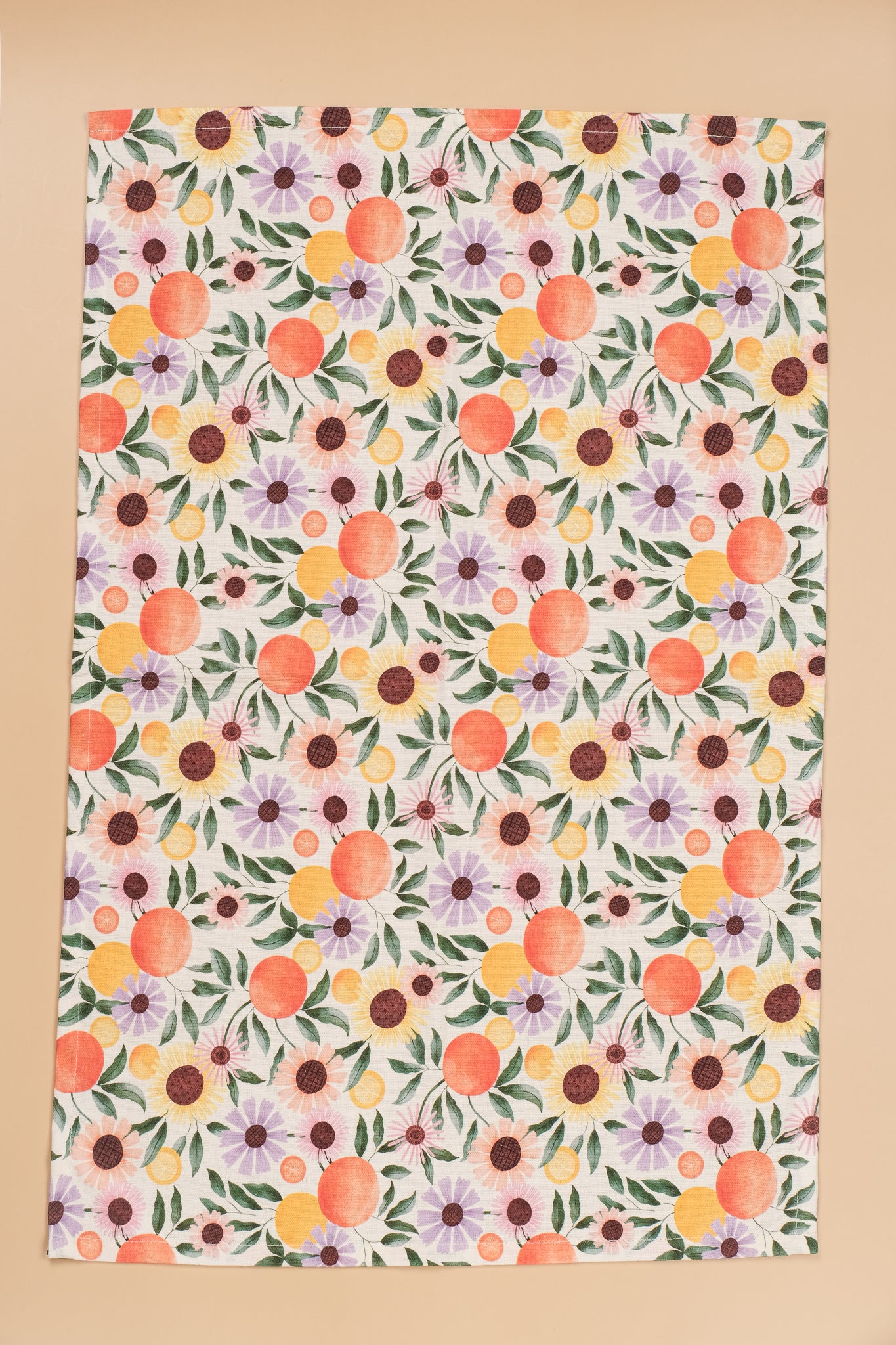 Orange Garden Kitchen Linen Set with FREE Tote Bag