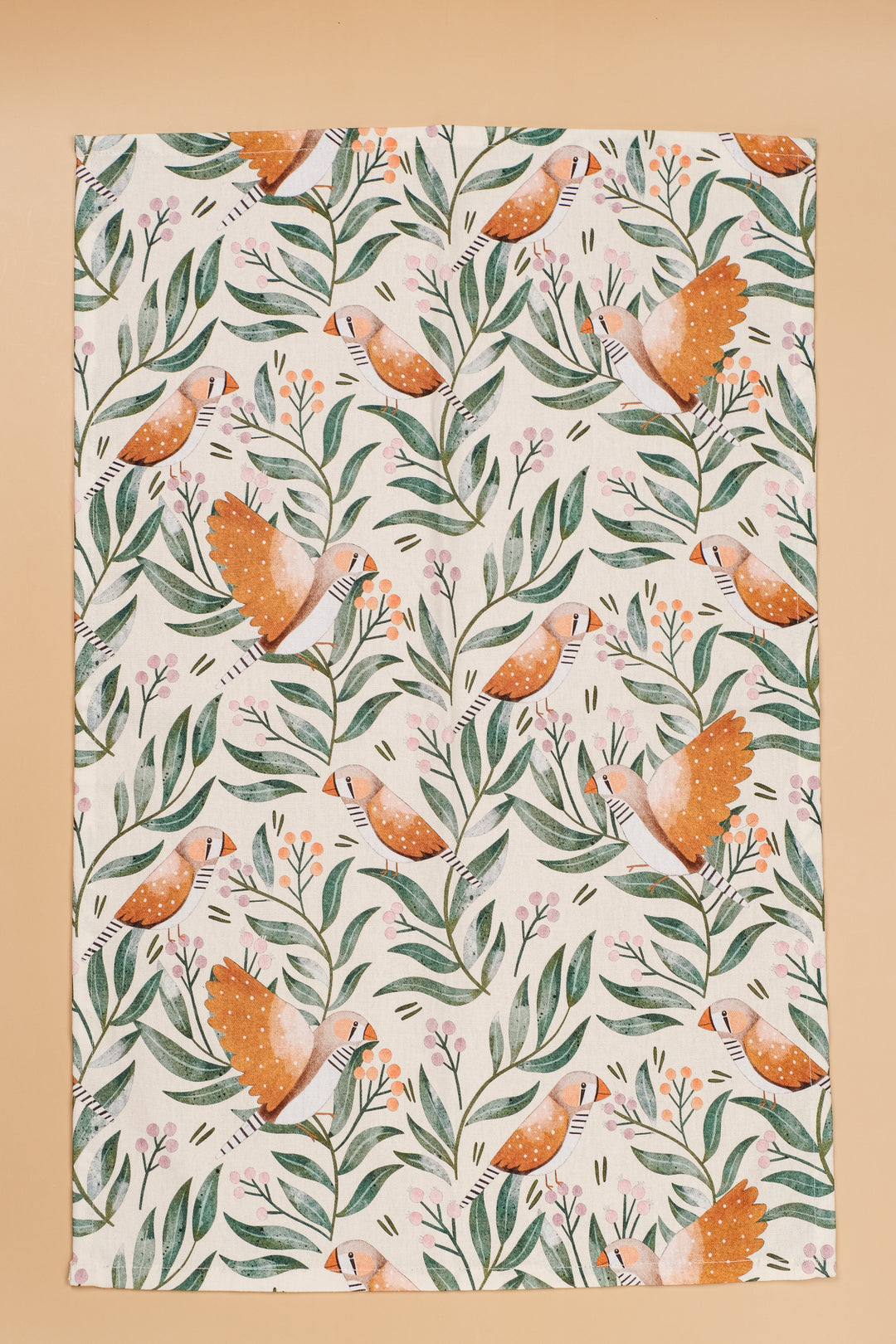 Zebra Finch Kitchen Linen Set with FREE Tote Bag