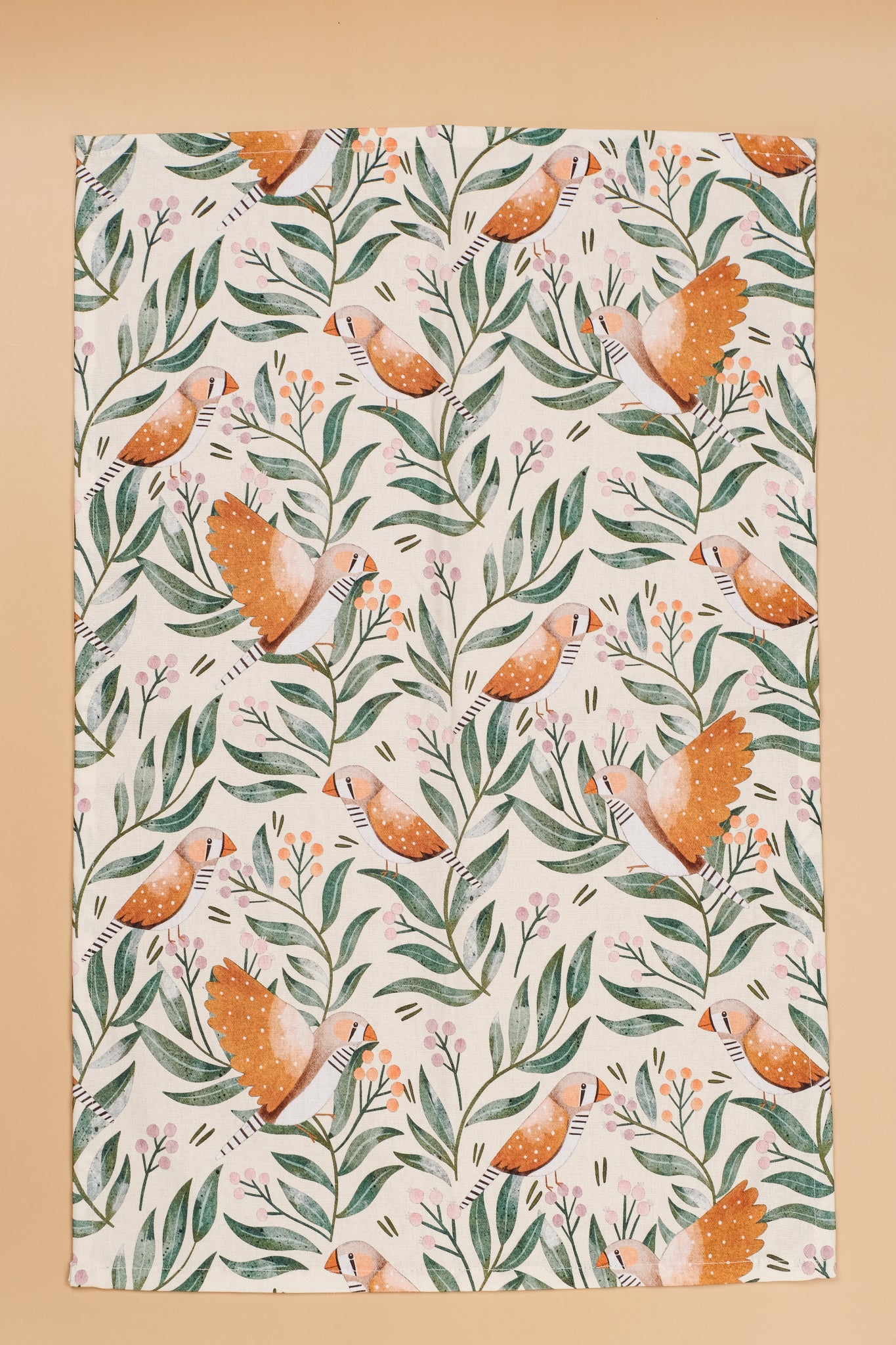 Zebra Finch Kitchen Linen Set with FREE Tote Bag