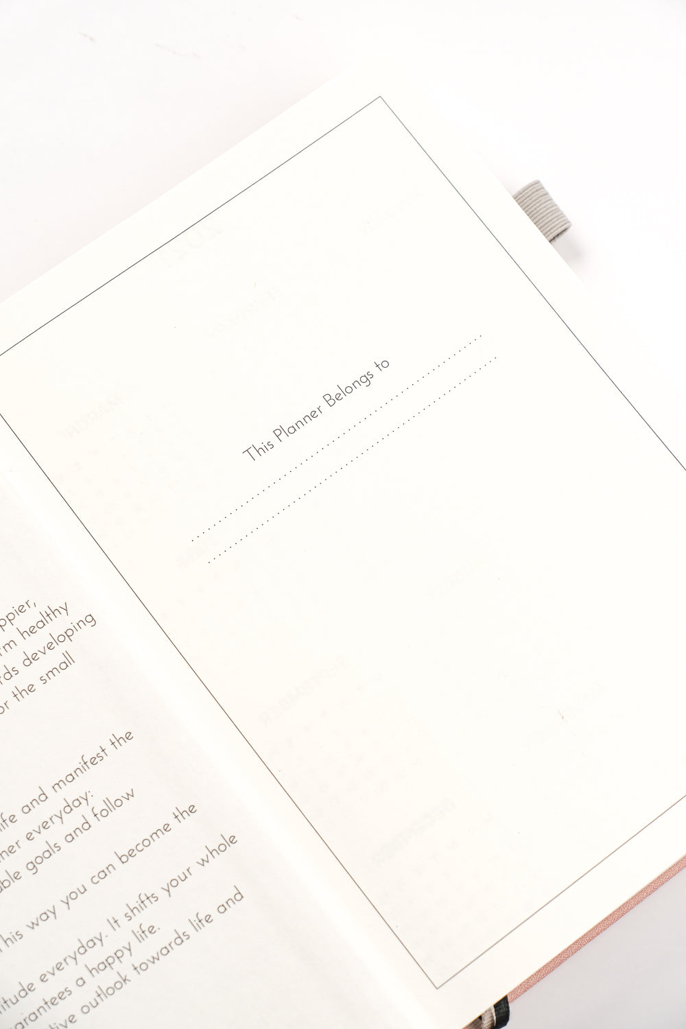 The Happy Life Productivity Planner