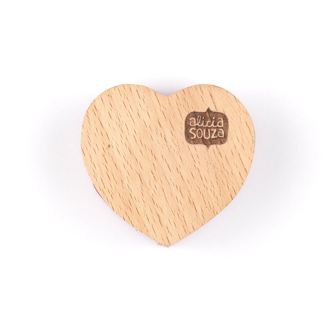 Heart-Shaped Rainbow Stamp (Large)