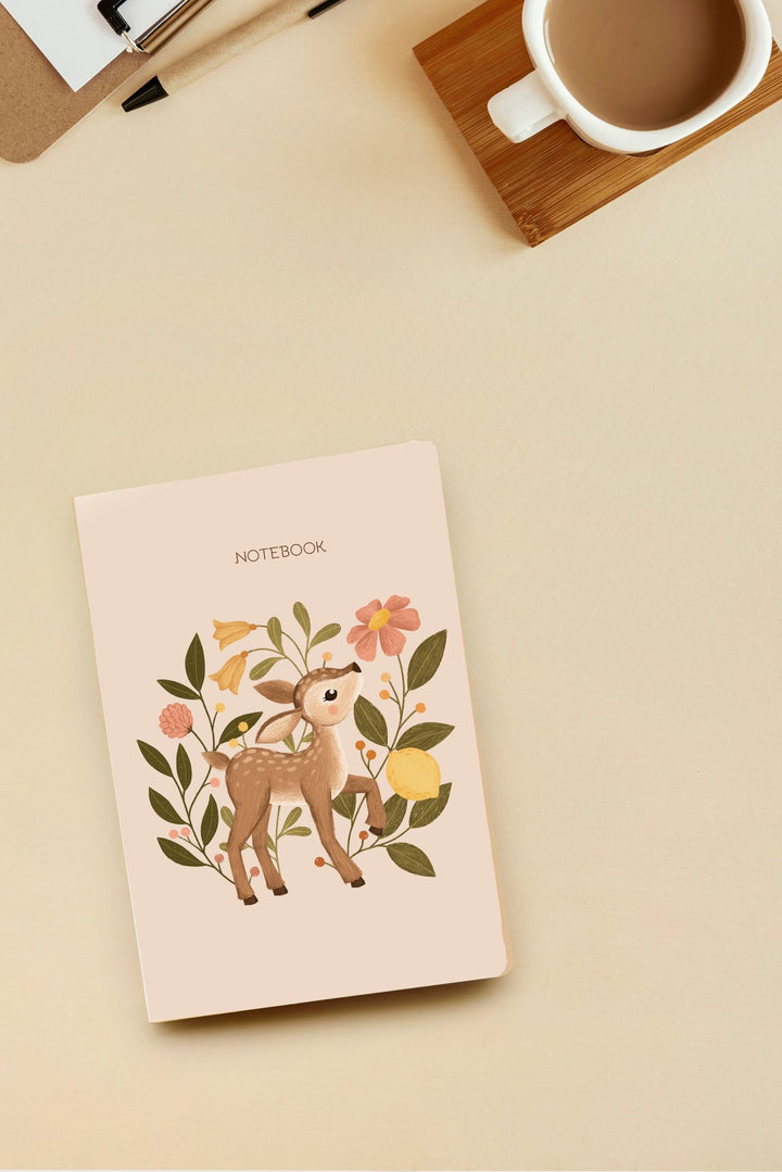Spring Deer Softcover Notebook
