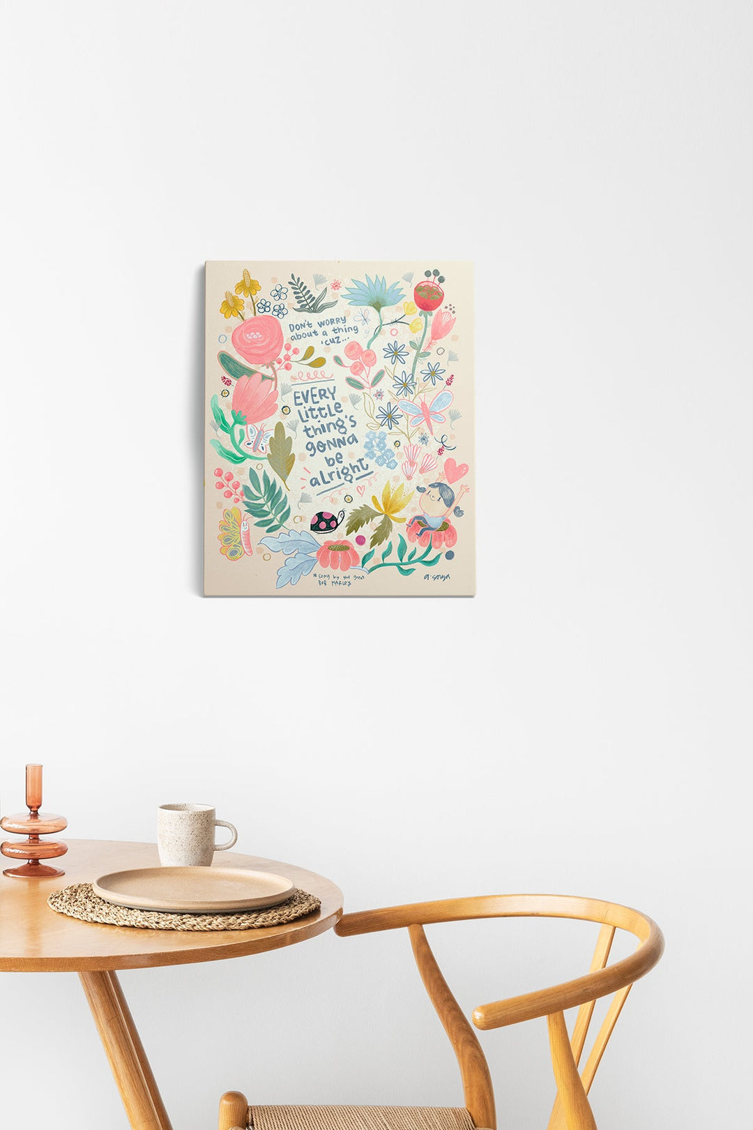 Don't Worry Canvas Wall Art