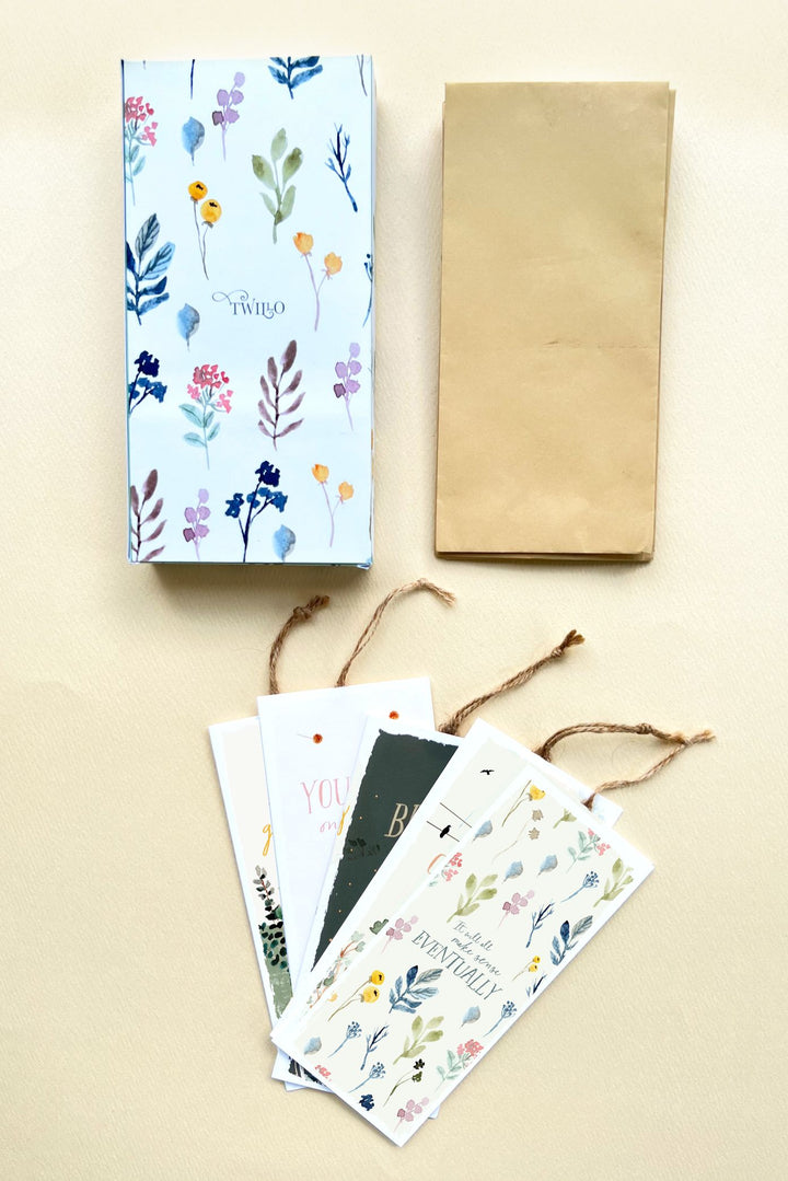 The Wild Bloom Bookcard Set - Set of 5