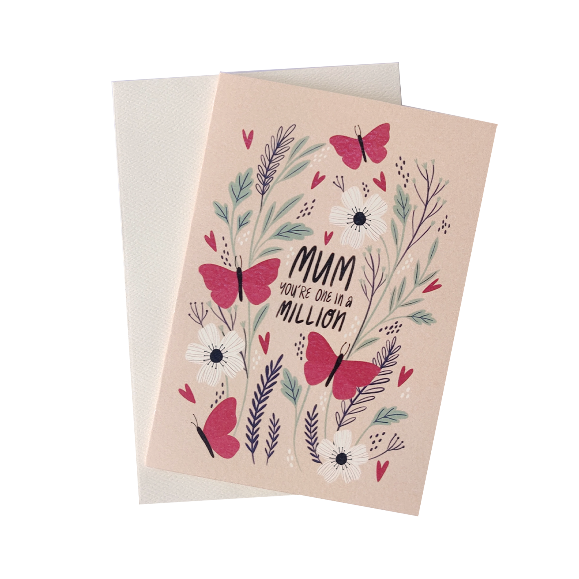 Mum, you're one in a million Greeting Card