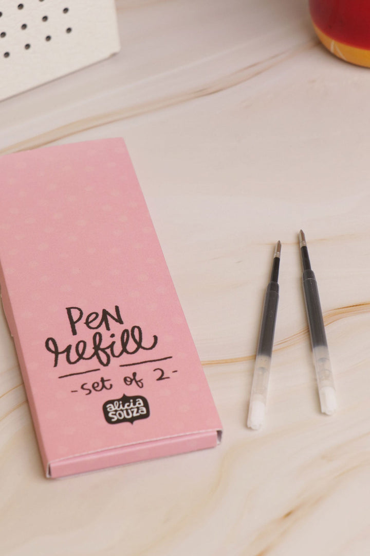 Set of 2 Black Rollerball Refills