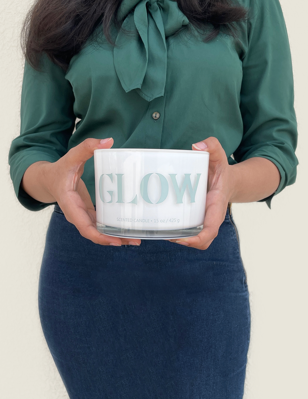 Glow Freesia & Fennel Scented Jar Candle