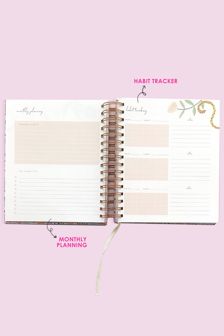 Bird Vines Wiro Undated Planner