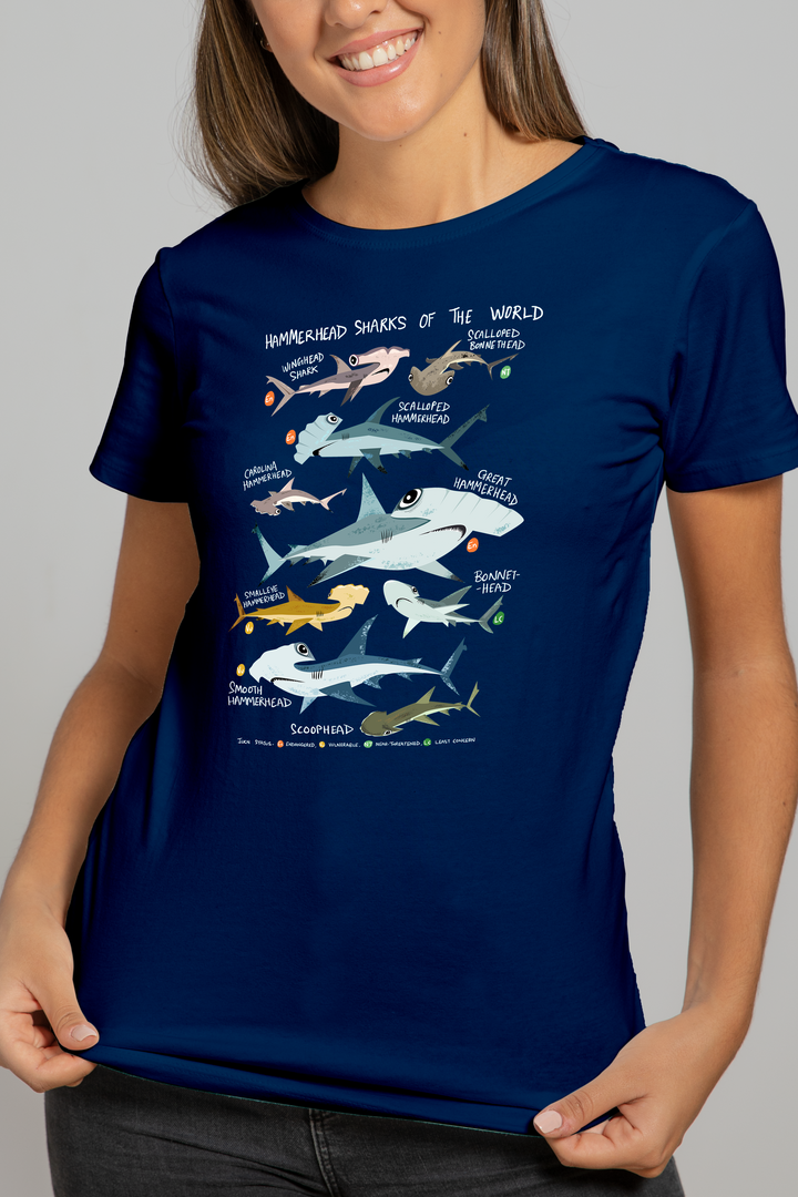 Hammerheads Sharks of the World T-shirt