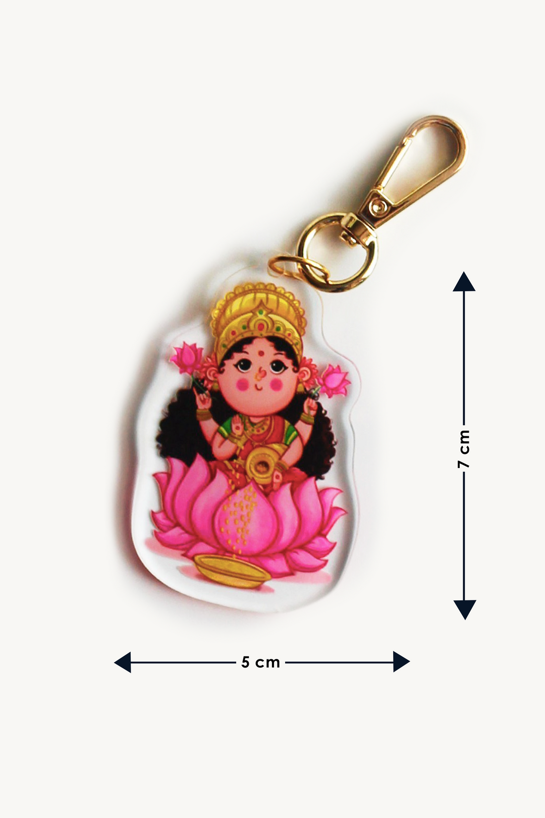 Ganesha & Lakshmi Keychain