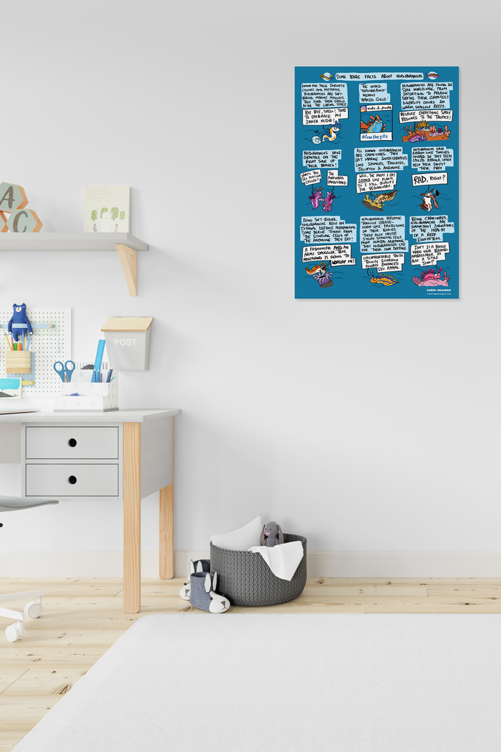 Nudibranchs Non-Tearable Poster