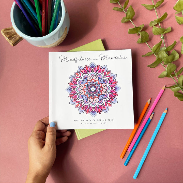 Mindfulness with Mandalas Colouring Book