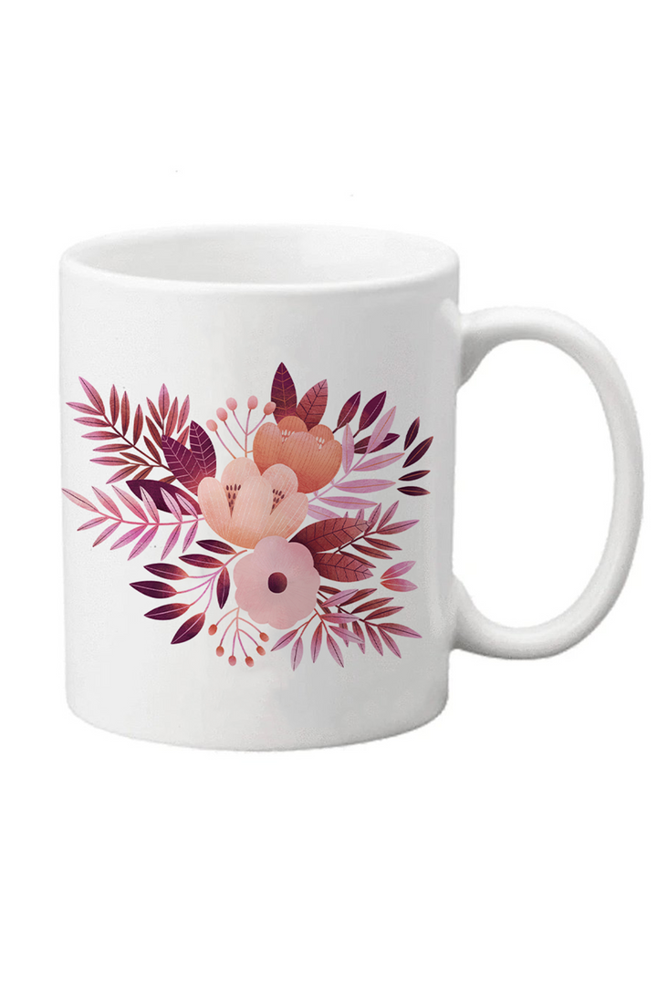 Purple Flora mug