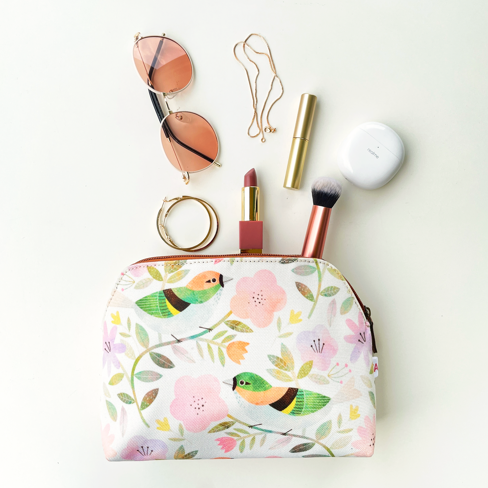 Romantic Birds Pouch