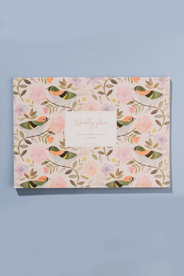 Romantic Birds Weekly Planner