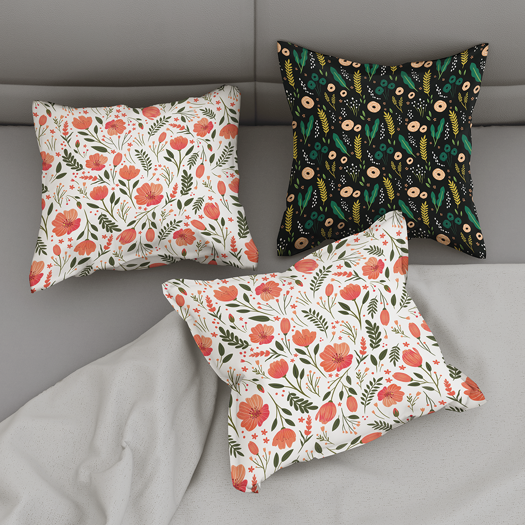Fleur Cushion Covers Set of 3