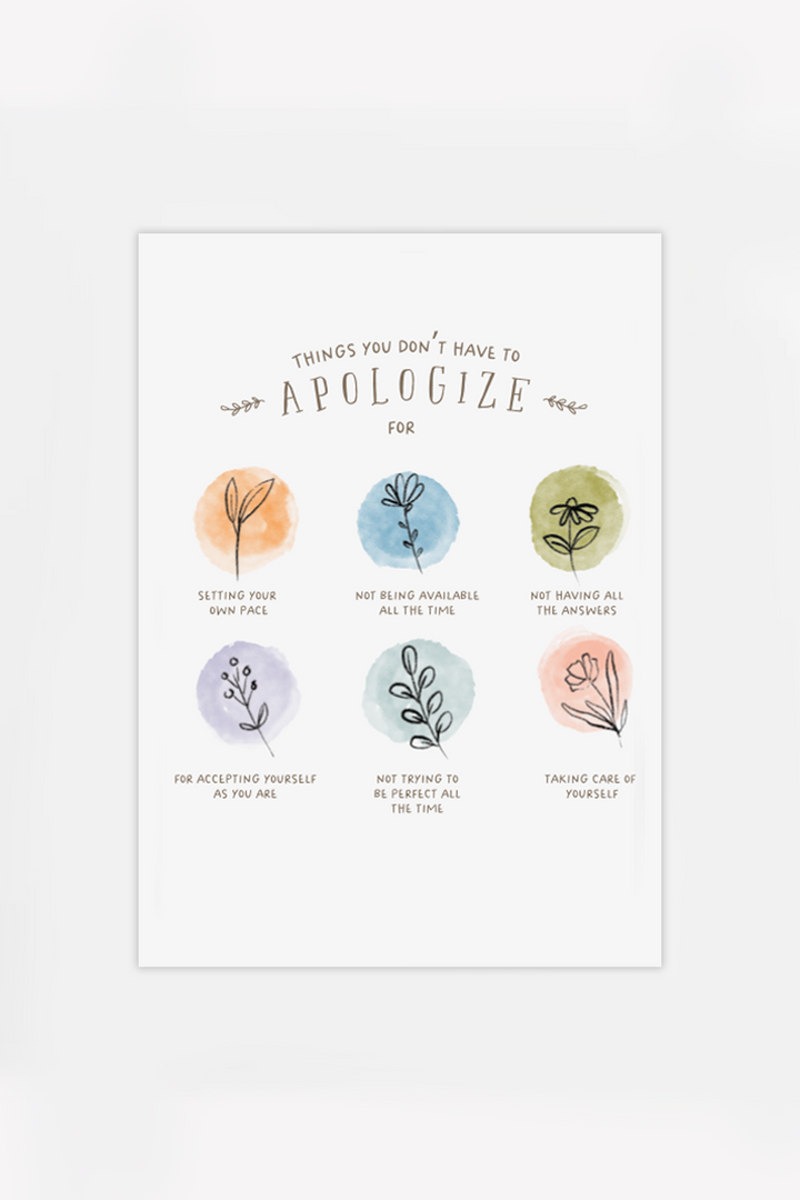 The Wall Of Selfcare - Set of 6
