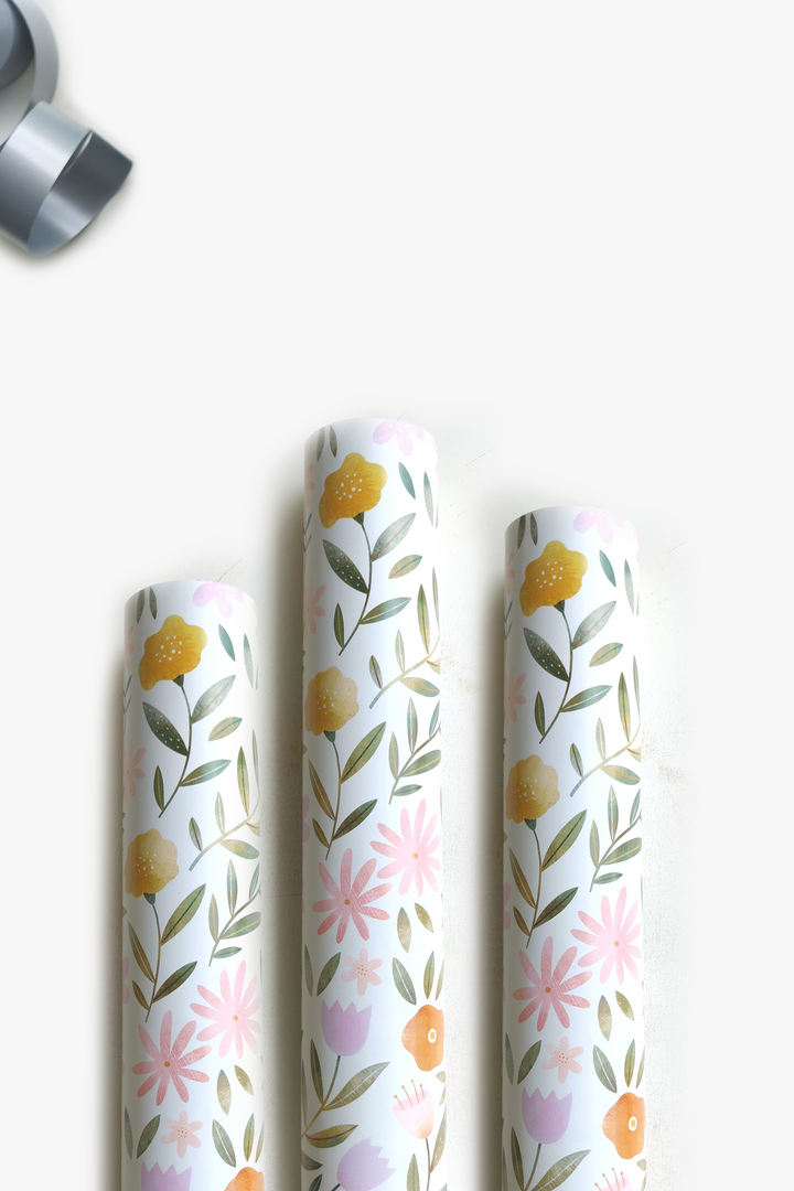 Wildflowers Wrapping Paper (Pack Of 3)