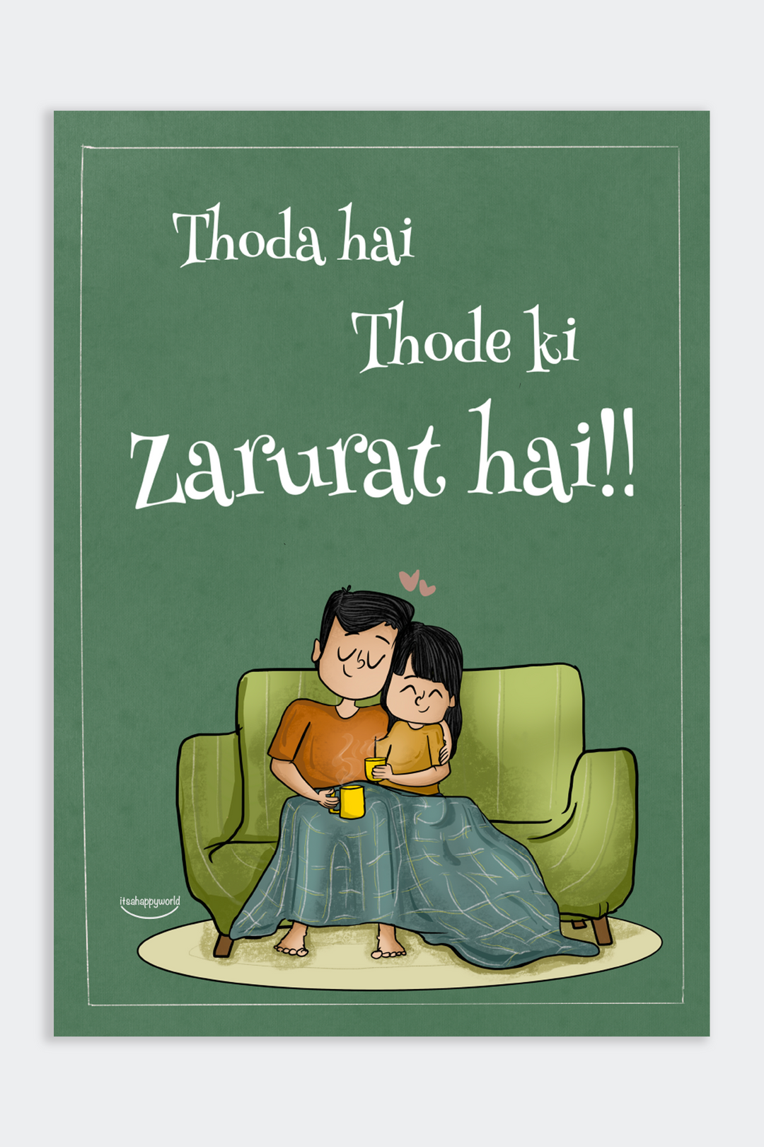 Thoda Hai Wall art