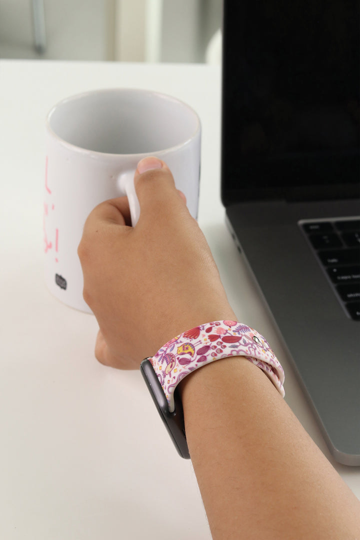 Bird Flow 22mm Watch Strap with Push Button