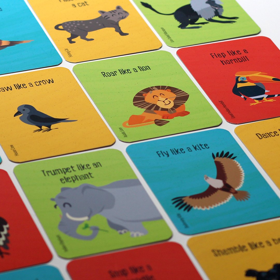 Indian Wild Safari Action Card Game