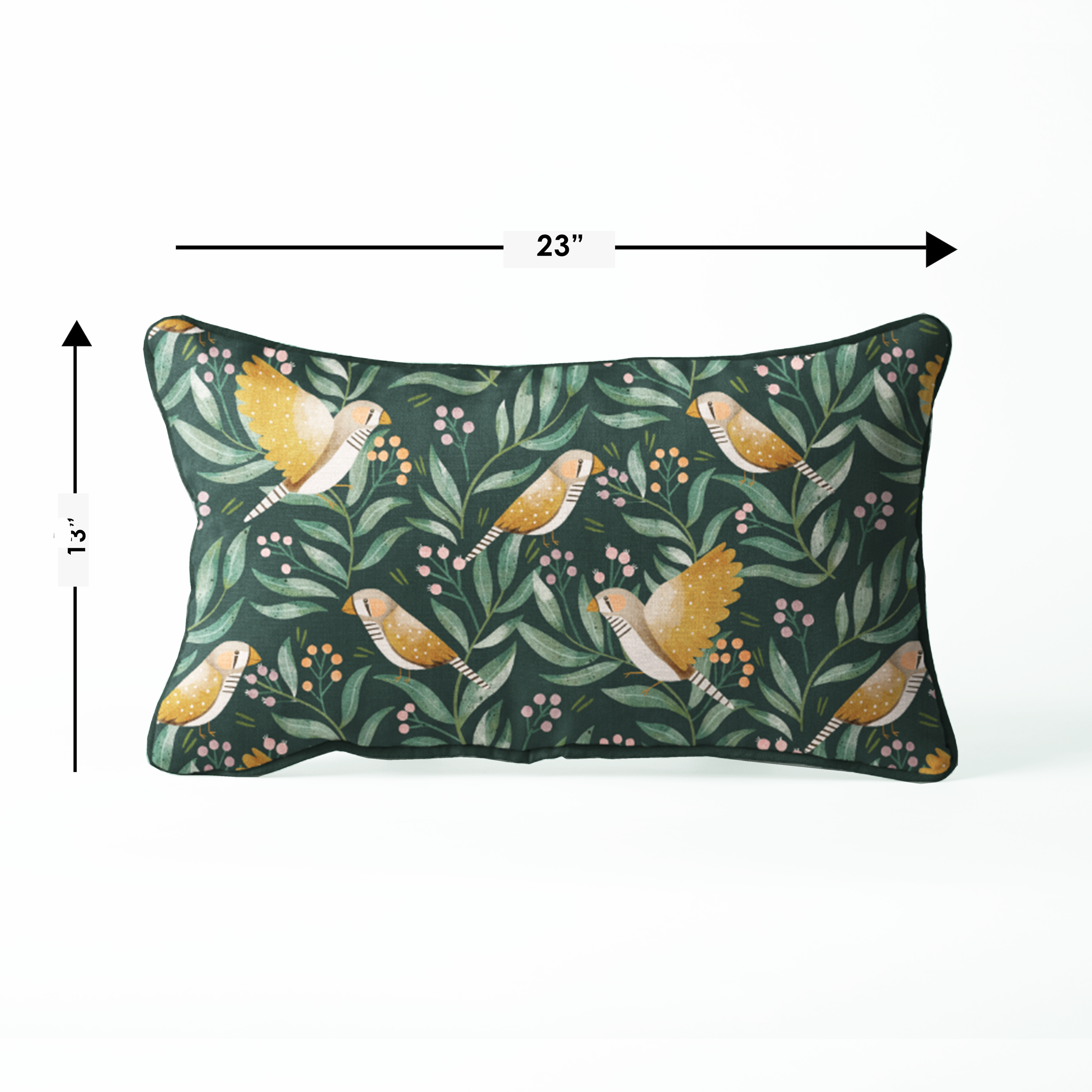 Zebra Finch Cushion Cover