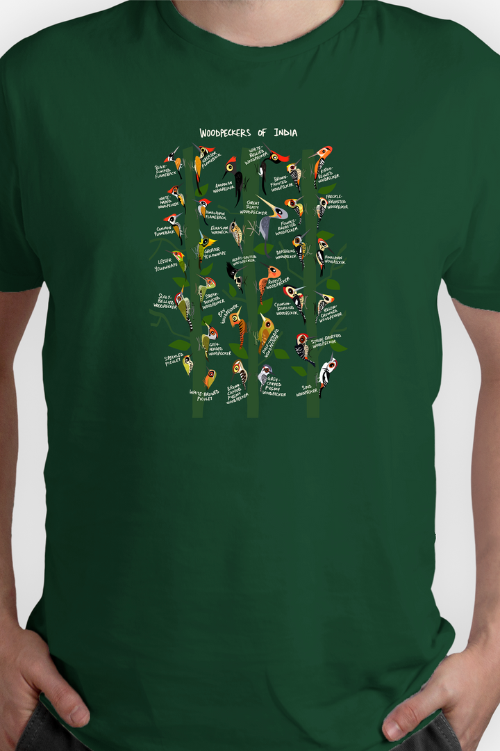 Woodpeckers of India T-shirt