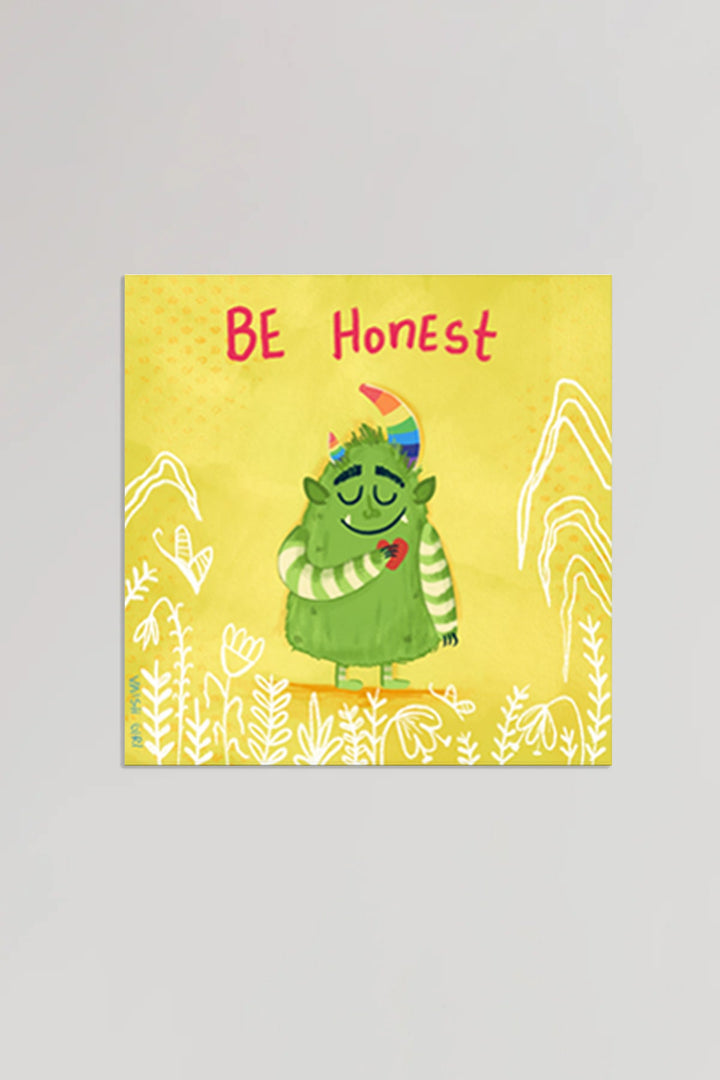 Set of 3 Wall Arts - Be Kind, Be Honest & Be Silly