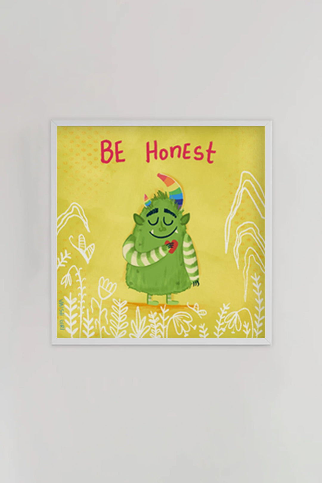 Set of 3 Wall Arts - Be Kind, Be Honest & Be Silly