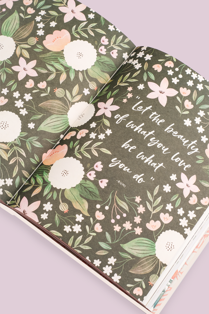 Bird Garden Hardbound Undated Planner