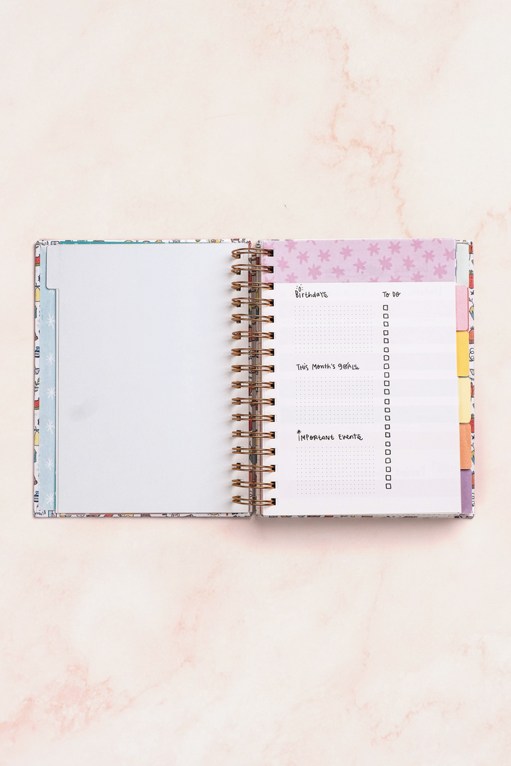 Fun Doodles Ultimate Undated Planner