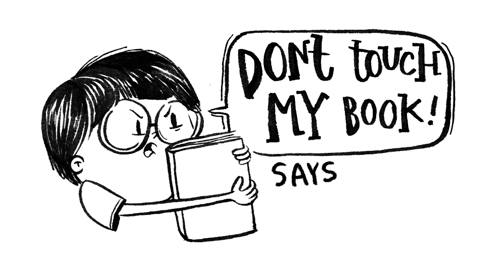 Don't Touch Book Stamp - BOY - Alicia Souza