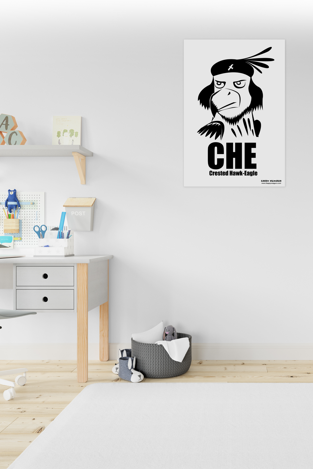 CHE (White) Non-Tearable Poster